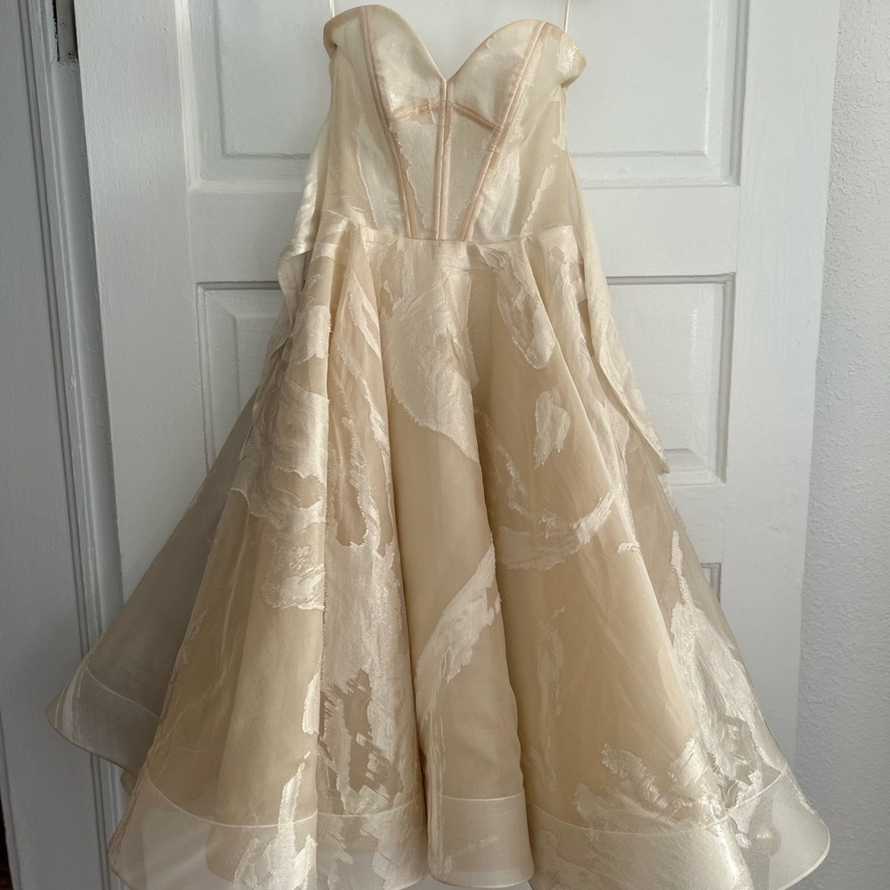Carol Hannah Champagne Wedding Dress